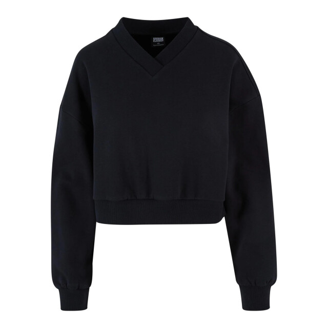 Urban Classics Dames sweatshirt met ronde hals UTTN1282_black large