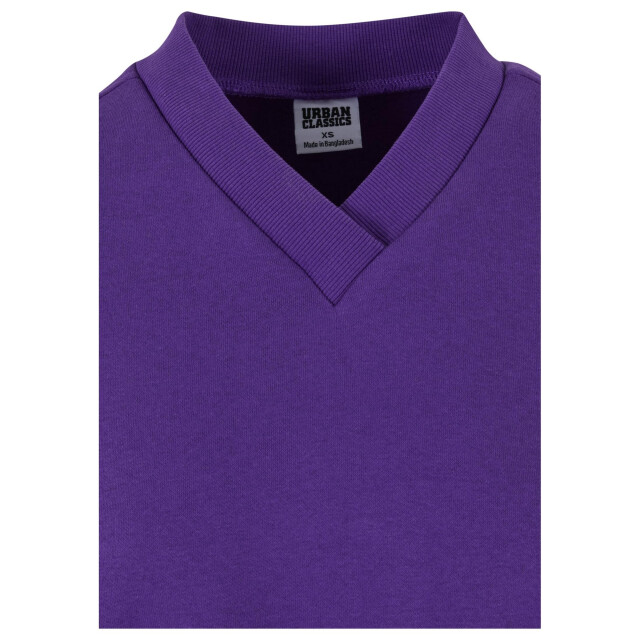 Urban Classics Dames sweatshirt met ronde hals UTTN1282_realviolet large