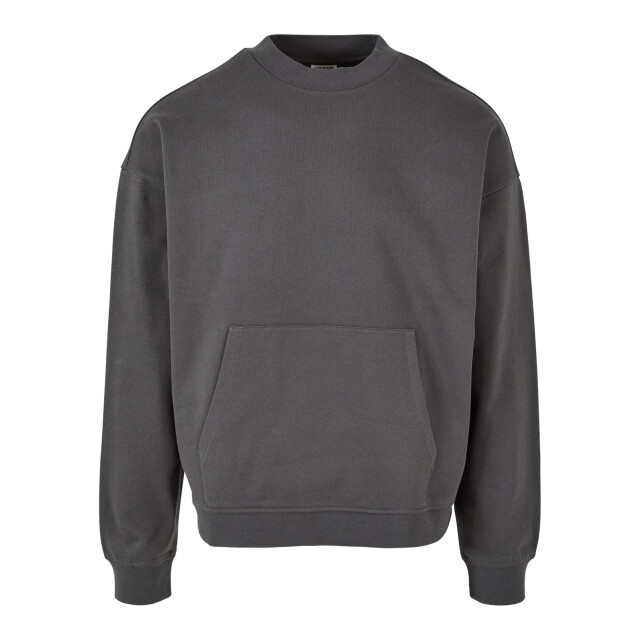 Urban Classics Heren organic crew neck boxy sweatshirt UTTN1287_darkshadow large