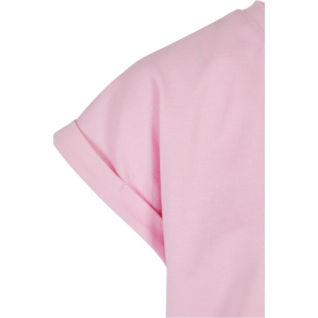 Urban Classics Meisjes bio verlengd schouder t-shirt (set van 2) UTTN1302_purpledaygirlypink large