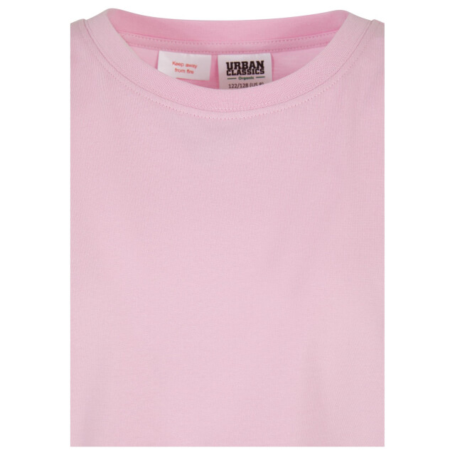 Urban Classics Meisjes bio verlengd schouder t-shirt (set van 2) UTTN1302_purpledaygirlypink large