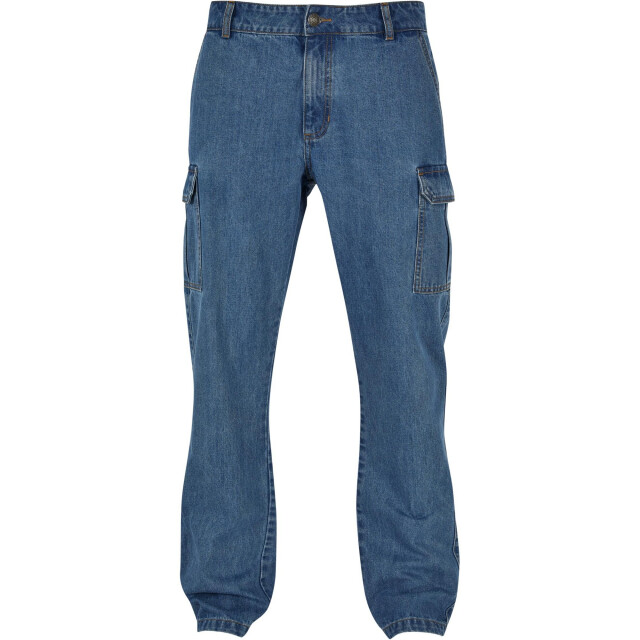 Urban Classics Heren rechte benen cargo jeans UTTN1273_lightbluewashed large