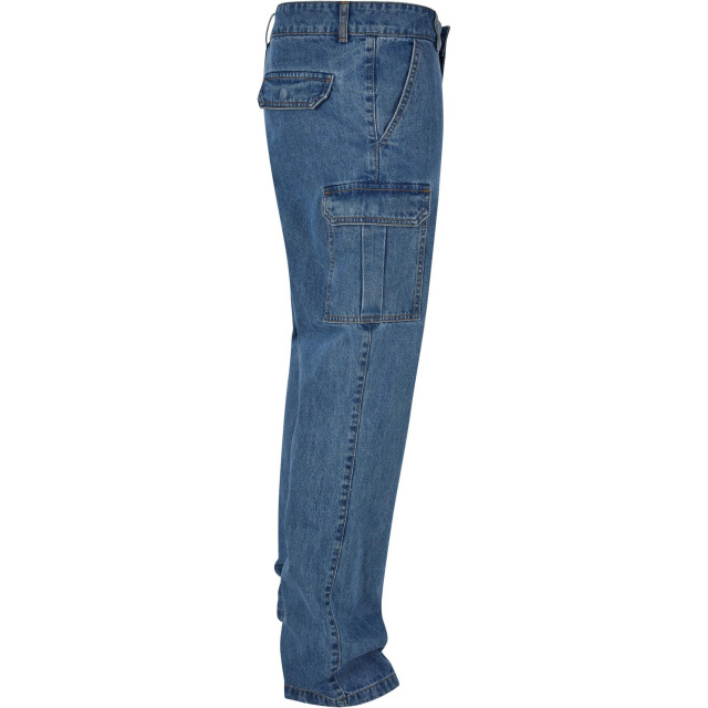 Urban Classics Heren rechte benen cargo jeans UTTN1273_lightbluewashed large
