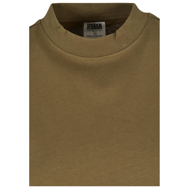 Urban Classics Dames organic t-shirt met zijsplitten UTTN1278_tiniolive large