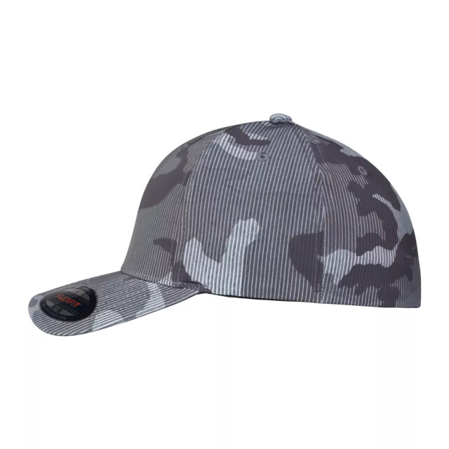 Flexfit Gestreepte camo baseball cap UTTN1420_darkcamo large