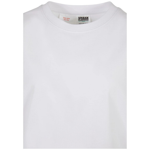 Urban Classics Meisjes bio verlengd schouder t-shirt (set van 2) UTTN1302_blackwhite large