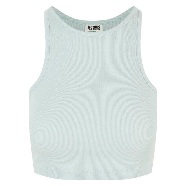 Urban Classics Dames geribde top van organisch katoen UTTN1269_frostmint large