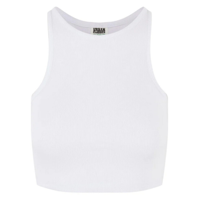 Urban Classics Dames geribde top van organisch katoen UTTN1269_white large