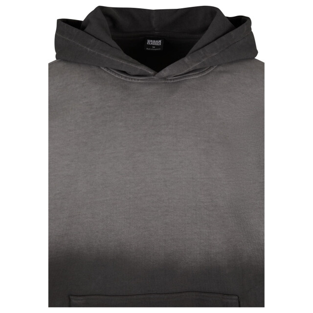 Urban Classics Heren zon gebleekt hoodie UTTN1298_black large