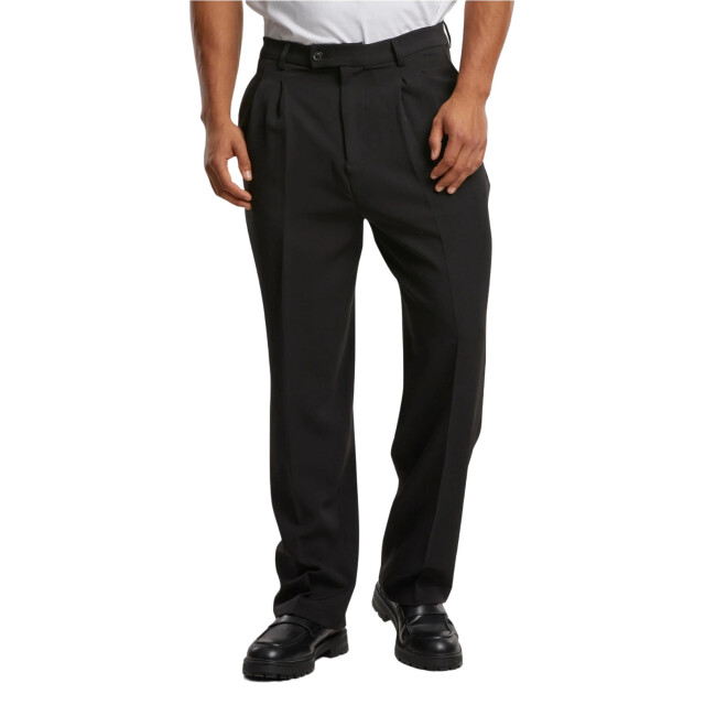 Urban Classics Heren broek met dubbele plooi UTTN1357_black large