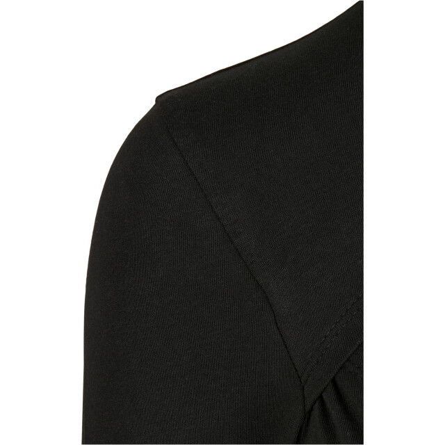 Urban Classics Dames uitgesneden schildpadhals top met lange mouwen UTTN1267_black large