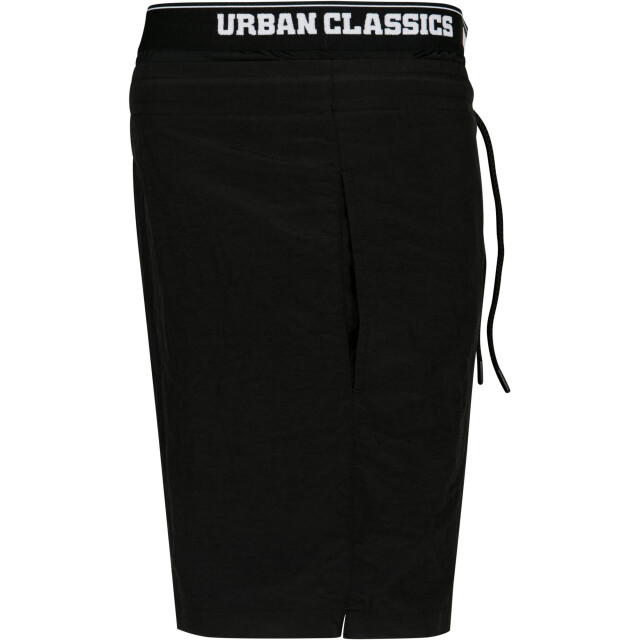 Urban Classics Heren 2 in 1 zwembroek UTTN128_blackwhite large
