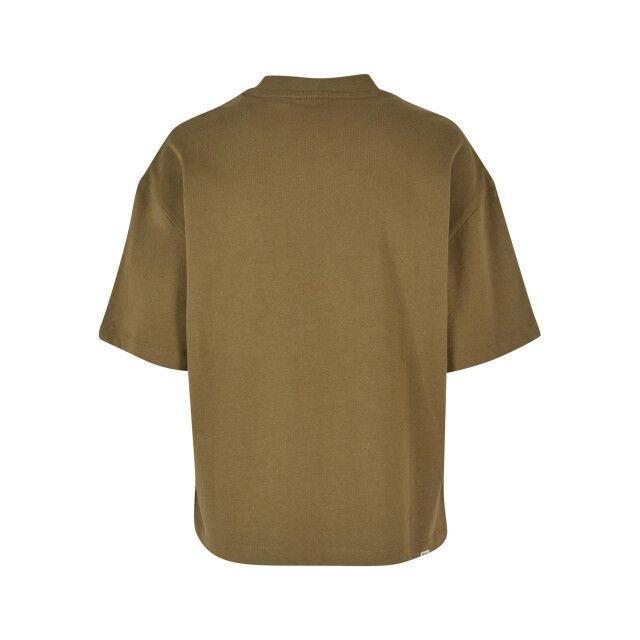 Urban Classics Dames organic t-shirt met zijsplitten UTTN1278_tiniolive large