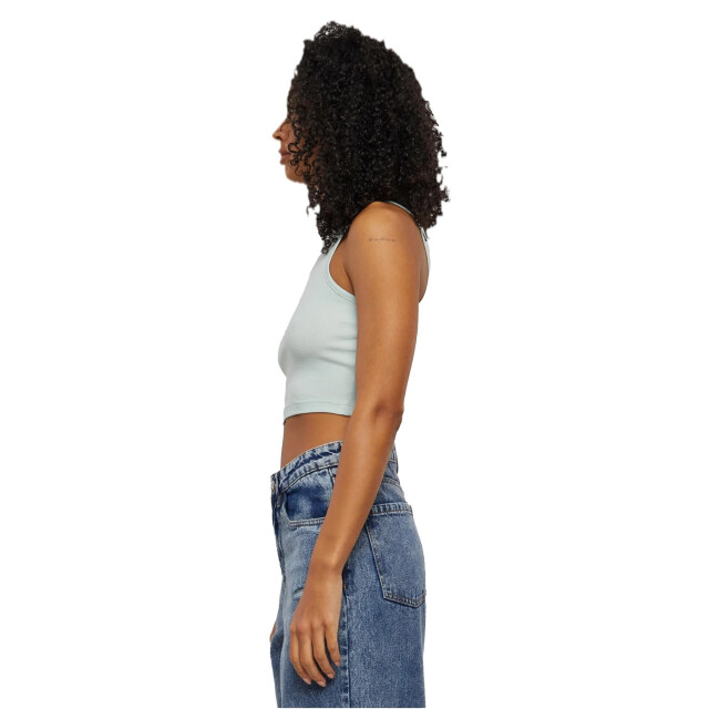 Urban Classics Dames geribde top van organisch katoen UTTN1269_frostmint large