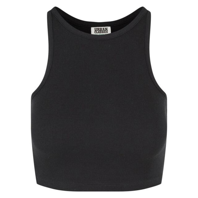 Urban Classics Dames geribde top van organisch katoen UTTN1269_black large