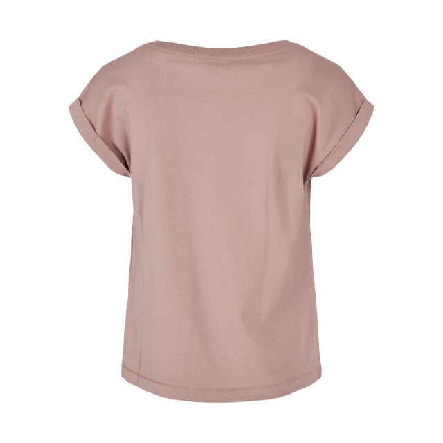 Urban Classics Meisjes biologisch verlengd schouder t-shirt UTTN1003_duskrose large