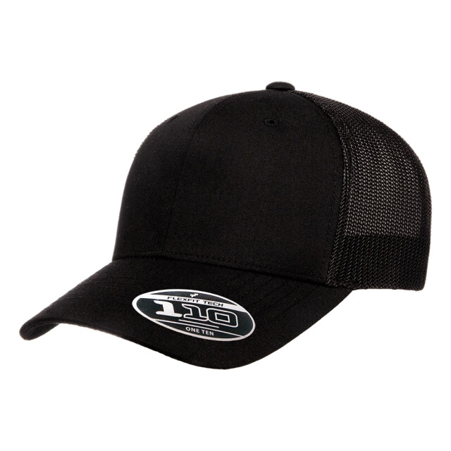 Flexfit Mesh gerecyclede trucker pet UTTN1217_black large