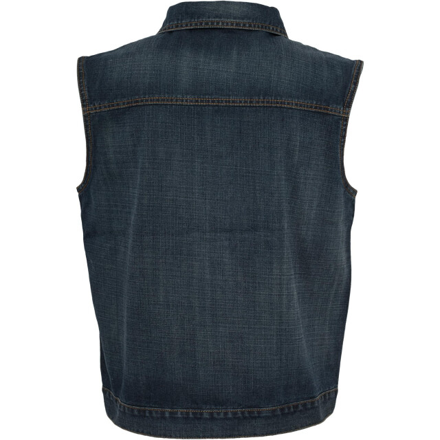 Urban Classics Heren denim gilet UTTN121_denimblue large