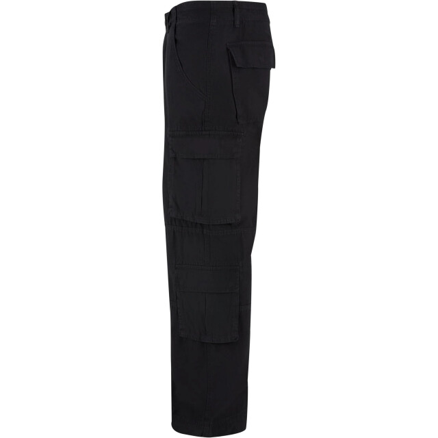 Urban Classics Heren cargo broek met dubbele zak UTTN1220_black large