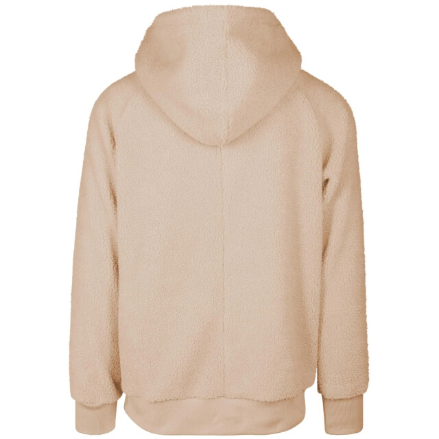 Urban Classics Heren sherpa hoodie UTTN1222_whitesand large