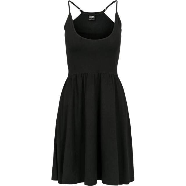 Urban Classics Dames spaghettibandjurk UTTN120_black large