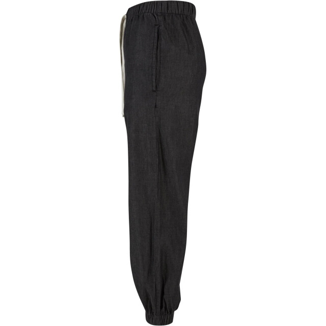 Urban Classics Dames denim lichtgewicht joggingbroek UTTN1199_black large