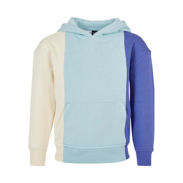 Urban Classics Meisjes kleurblok hoodie UTTN1260_whitesandoceanbluepurpleday large