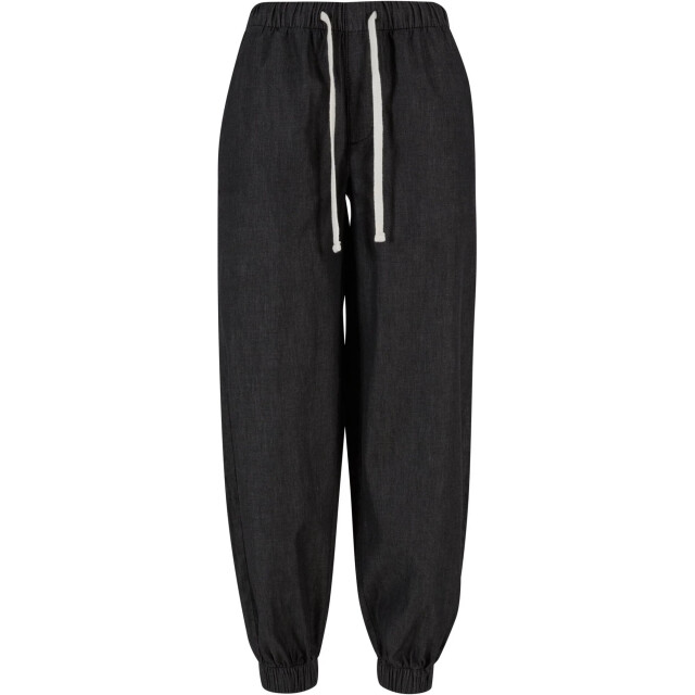 Urban Classics Dames denim lichtgewicht joggingbroek UTTN1199_black large