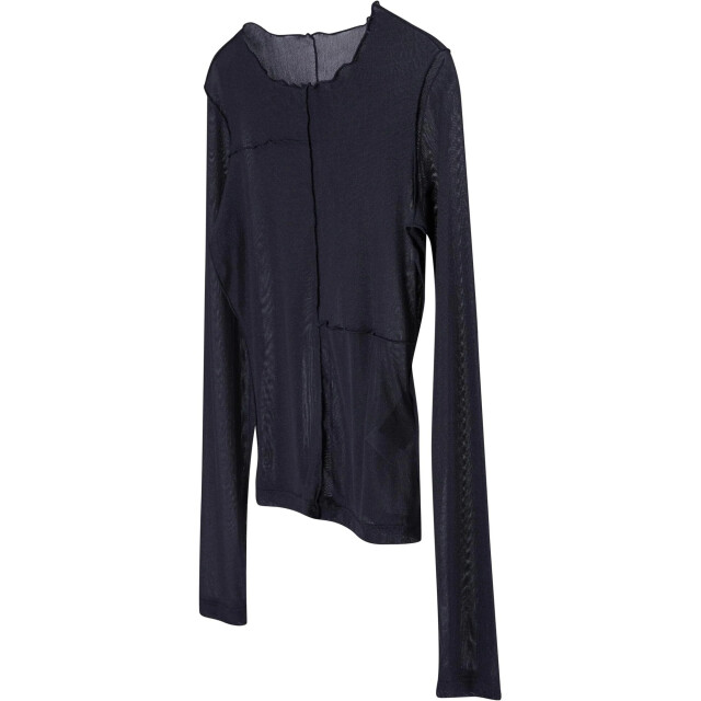 Urban Classics Dames mesh top met lange mouwen UTTN1189_black large