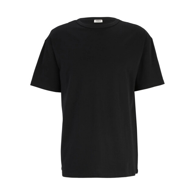 Urban Classics Heren basis organisch katoenen t-shirt (set van 2) UTTN1239_blackblack large