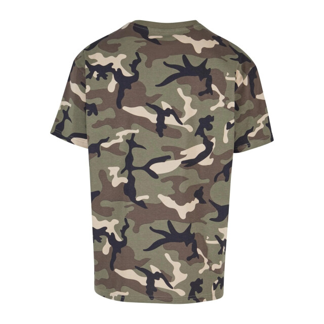 Urban Classics Heren camo zwaargewicht oversized t-shirt UTTN1185_woodcamo large