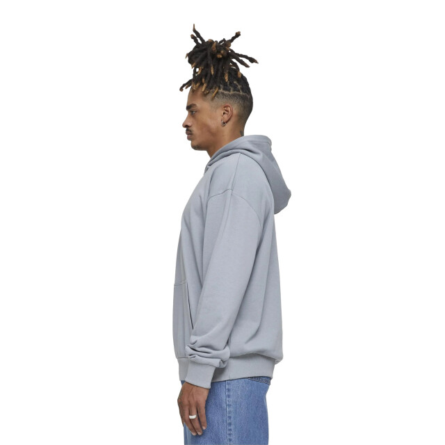 Urban Classics Heren badstof lichtgewicht hoodie UTTN1180_lightasphalt large