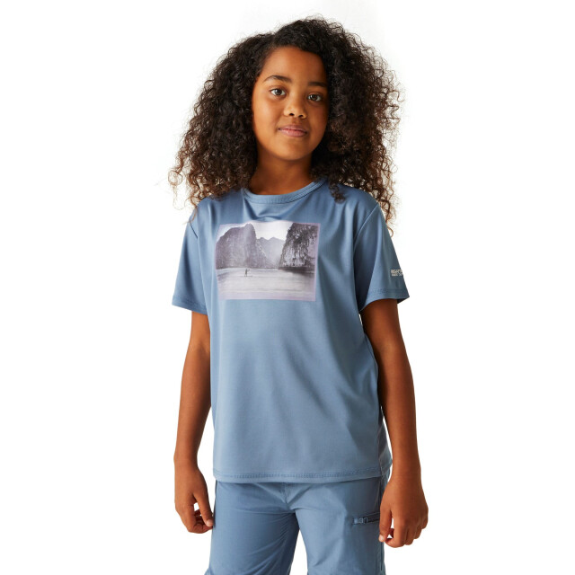 Regatta Kinderen/kinderen alvardo viii landschap t-shirt UTRG9774_coronetblue large