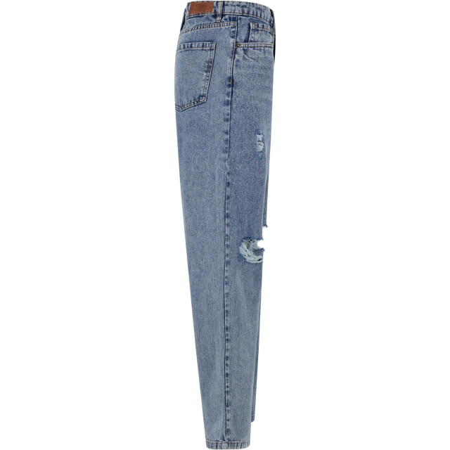Urban Classics Dames 90's denim verweerde broek met wijde pijpen UTTN1211_vintagelightblue large