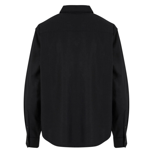 Urban Classics Dames linnen oversized shirt UTTN1164_black large