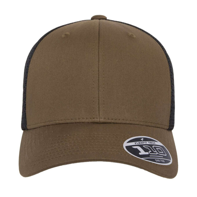 Flexfit Mesh gerecyclede trucker pet UTTN1217_oliveblack large