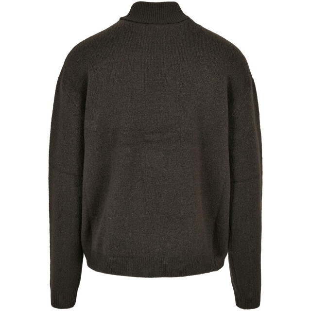 Urban Classics Heren oversized trui met rolhals UTTN1219_blackbird large