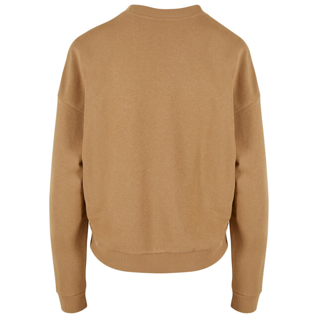 Urban Classics Dames terrycloth crew hals oversized sweatshirt UTTN1162_unionbeige large