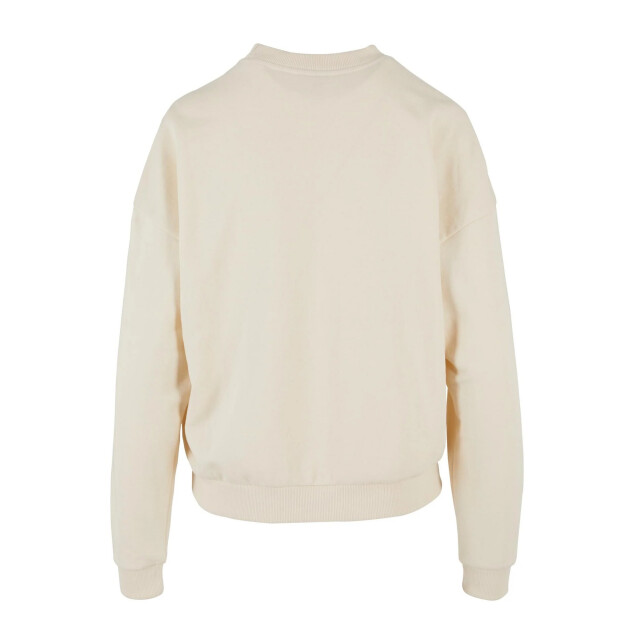 Urban Classics Dames terrycloth crew hals oversized sweatshirt UTTN1162_whitesand large