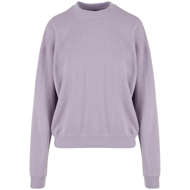 Urban Classics Dames terrycloth crew hals oversized sweatshirt UTTN1162_dustylilac large
