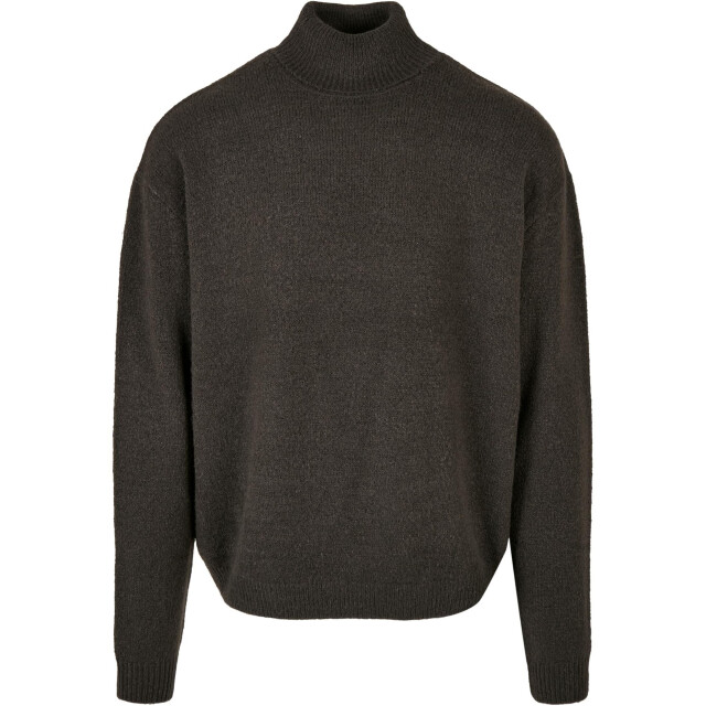 Urban Classics Heren oversized trui met rolhals UTTN1219_blackbird large