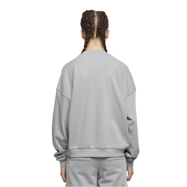 Urban Classics Dames terrycloth crew hals oversized sweatshirt UTTN1162_lightasphalt large