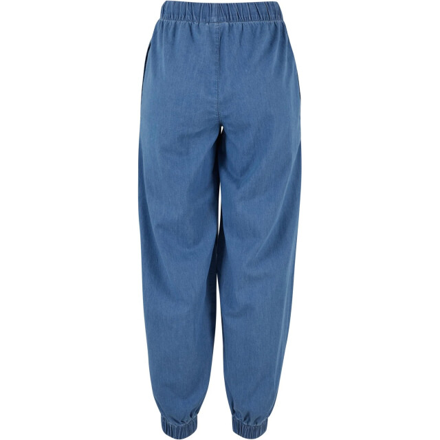 Urban Classics Dames denim lichtgewicht joggingbroek UTTN1199_skybluewashed large