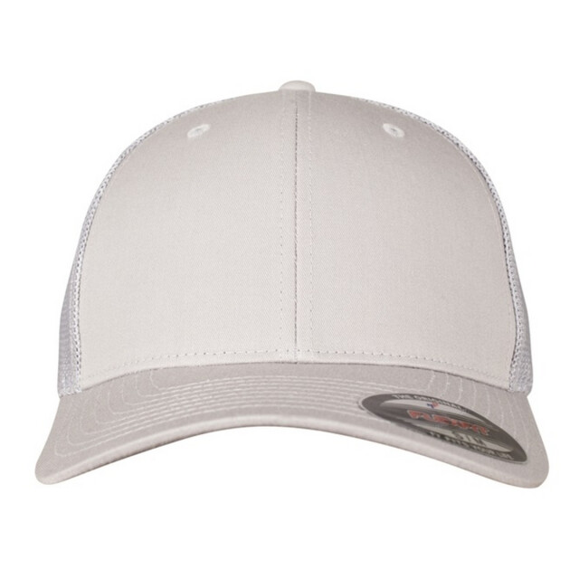 Flexfit Truckerpet van gaas UTTN1157_silver large