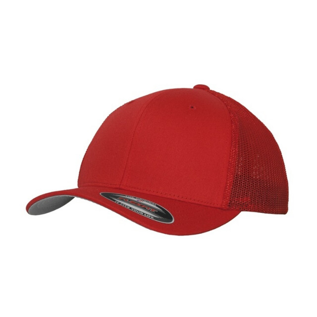 Flexfit Truckerpet van gaas UTTN1157_red large