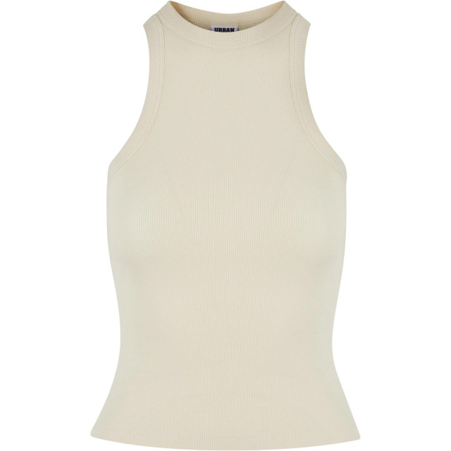 Urban Classics Dames ribbed racerback top UTTN1187_whitesand large