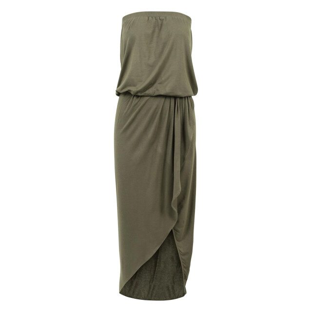Urban Classics Dames viscose bandeau jurk UTTN118_olive large
