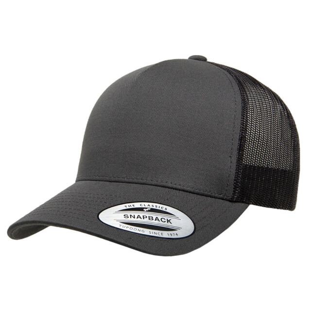 Flexfit Yp klassiekers retro 5 paneel trucker cap UTTN1188_charcoal large