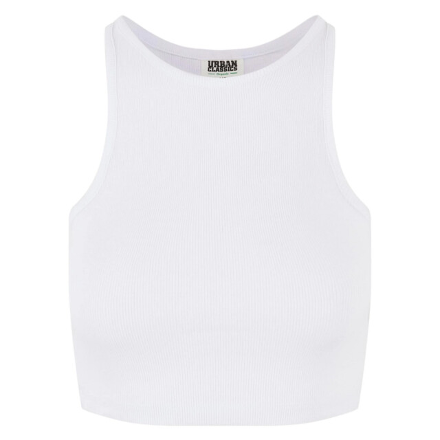 Urban Classics Dames geribde organic gewatteerde top (set van 2) UTTN1141_white large