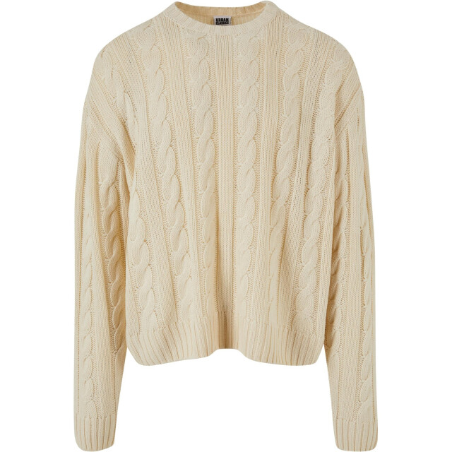 Urban Classics Heren boxy sweatshirt UTTN1179_sand large